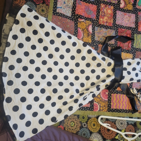 Polka Dot Halter Neck Swing Dress - Picture 3 of 4